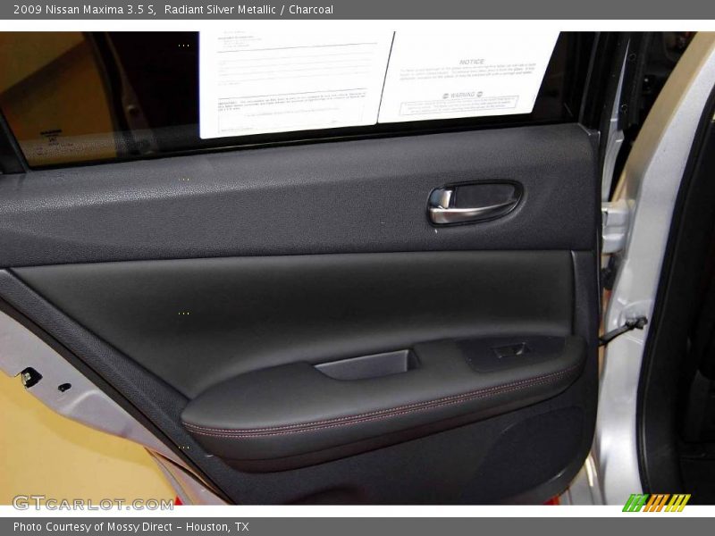 Radiant Silver Metallic / Charcoal 2009 Nissan Maxima 3.5 S