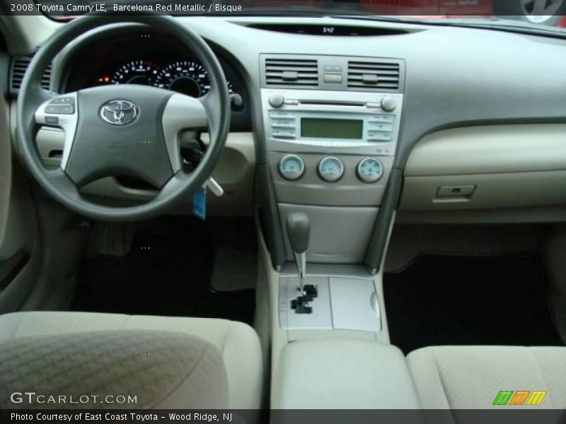 Barcelona Red Metallic / Bisque 2008 Toyota Camry LE