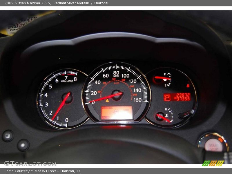 Radiant Silver Metallic / Charcoal 2009 Nissan Maxima 3.5 S