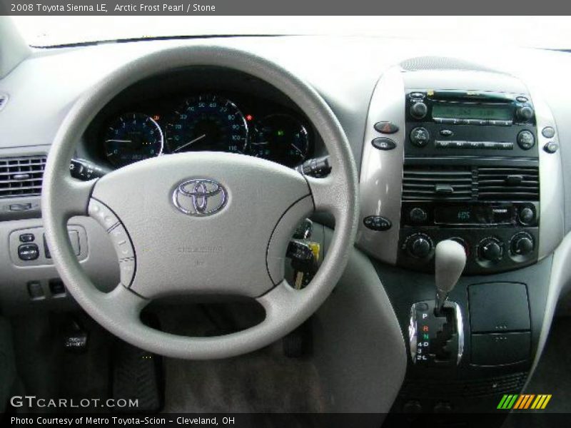 Arctic Frost Pearl / Stone 2008 Toyota Sienna LE