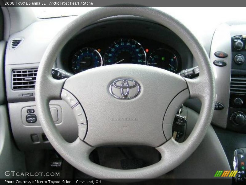 Arctic Frost Pearl / Stone 2008 Toyota Sienna LE
