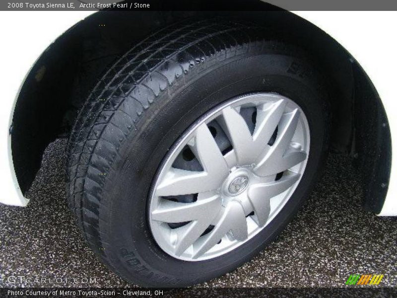Arctic Frost Pearl / Stone 2008 Toyota Sienna LE