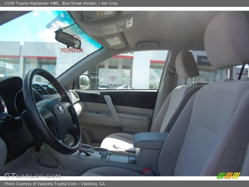 Blue Streak Metallic / Ash Gray 2008 Toyota Highlander 4WD
