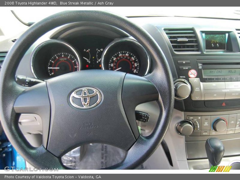Blue Streak Metallic / Ash Gray 2008 Toyota Highlander 4WD