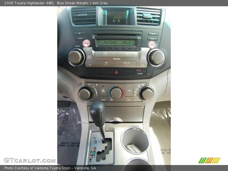 Blue Streak Metallic / Ash Gray 2008 Toyota Highlander 4WD