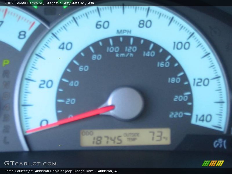 Magnetic Gray Metallic / Ash 2009 Toyota Camry SE