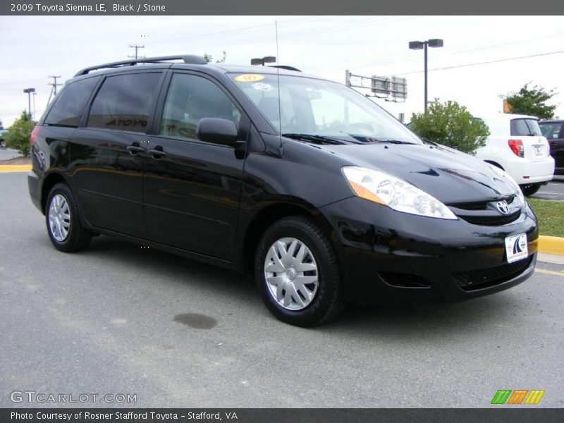 Black / Stone 2009 Toyota Sienna LE