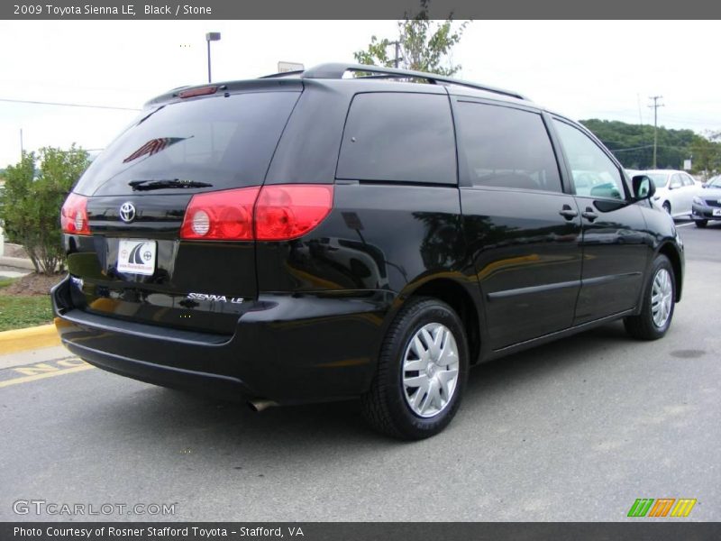 Black / Stone 2009 Toyota Sienna LE