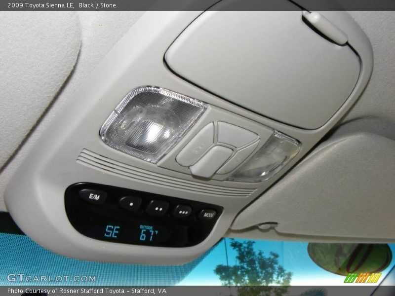 Black / Stone 2009 Toyota Sienna LE