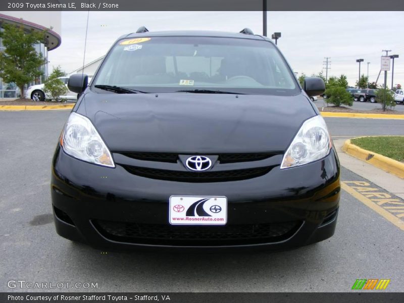 Black / Stone 2009 Toyota Sienna LE
