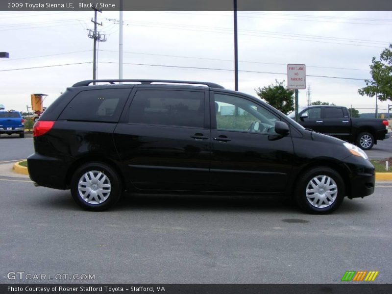 Black / Stone 2009 Toyota Sienna LE