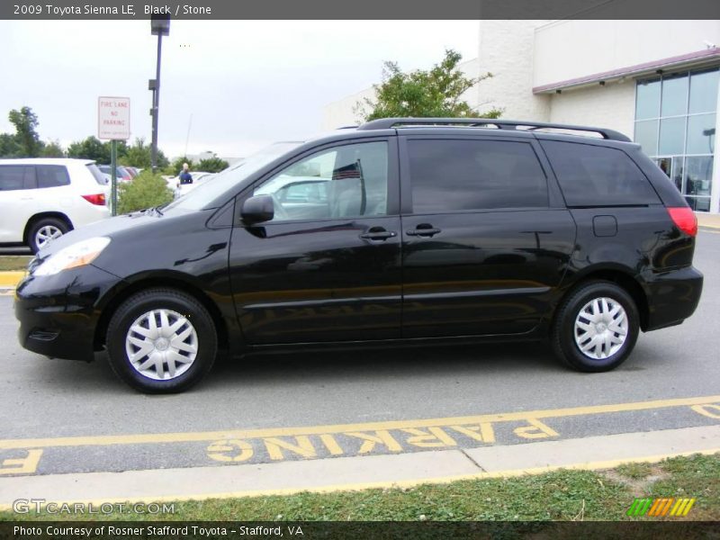 Black / Stone 2009 Toyota Sienna LE