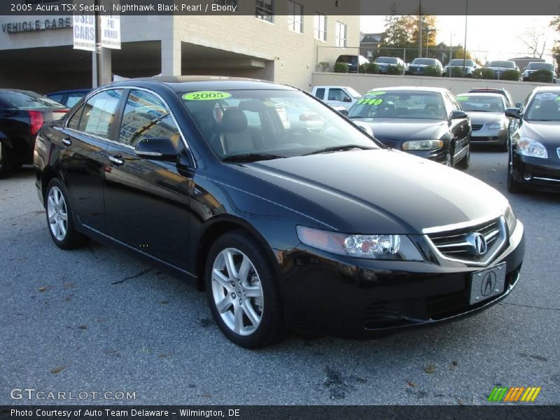Nighthawk Black Pearl / Ebony 2005 Acura TSX Sedan