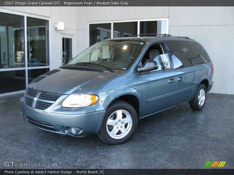 Magnesium Pearl / Medium Slate Gray 2007 Dodge Grand Caravan SXT