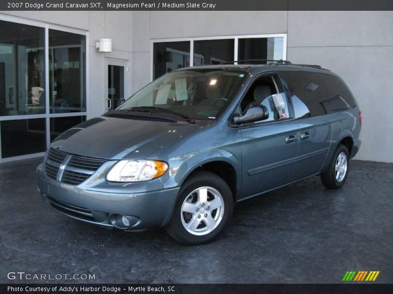 Magnesium Pearl / Medium Slate Gray 2007 Dodge Grand Caravan SXT