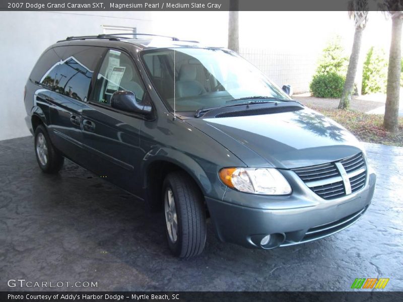 Magnesium Pearl / Medium Slate Gray 2007 Dodge Grand Caravan SXT