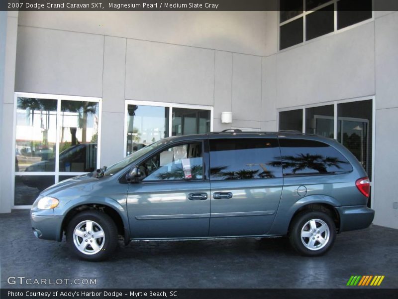 Magnesium Pearl / Medium Slate Gray 2007 Dodge Grand Caravan SXT