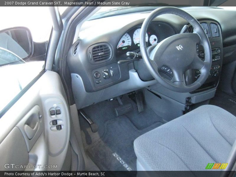 Magnesium Pearl / Medium Slate Gray 2007 Dodge Grand Caravan SXT