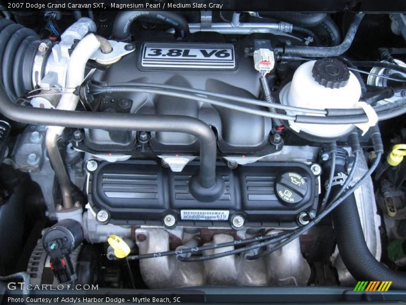 Magnesium Pearl / Medium Slate Gray 2007 Dodge Grand Caravan SXT