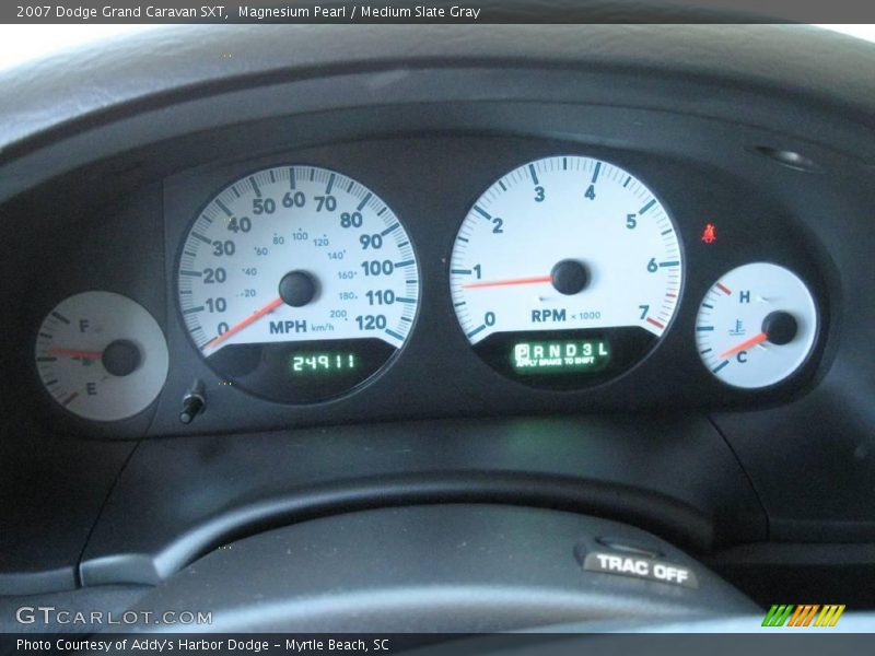 Magnesium Pearl / Medium Slate Gray 2007 Dodge Grand Caravan SXT
