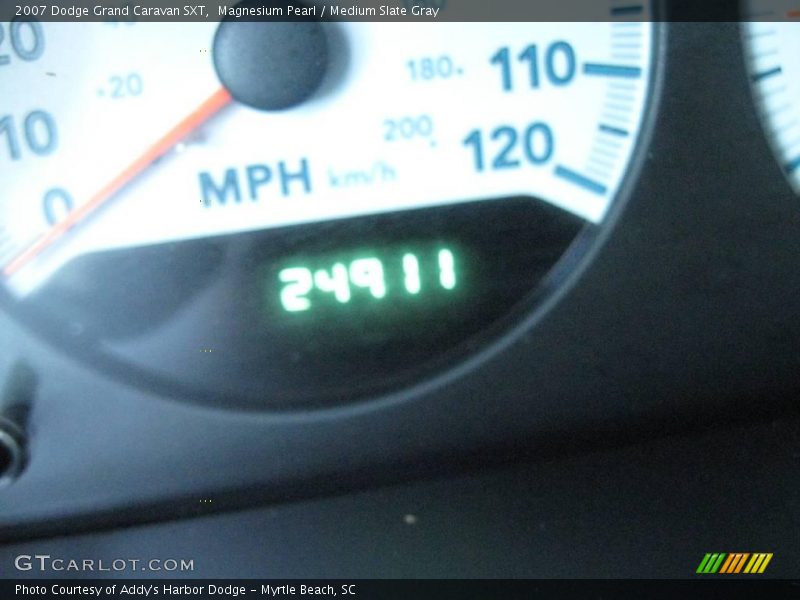 Magnesium Pearl / Medium Slate Gray 2007 Dodge Grand Caravan SXT