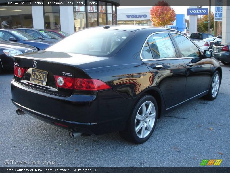 Nighthawk Black Pearl / Ebony 2005 Acura TSX Sedan