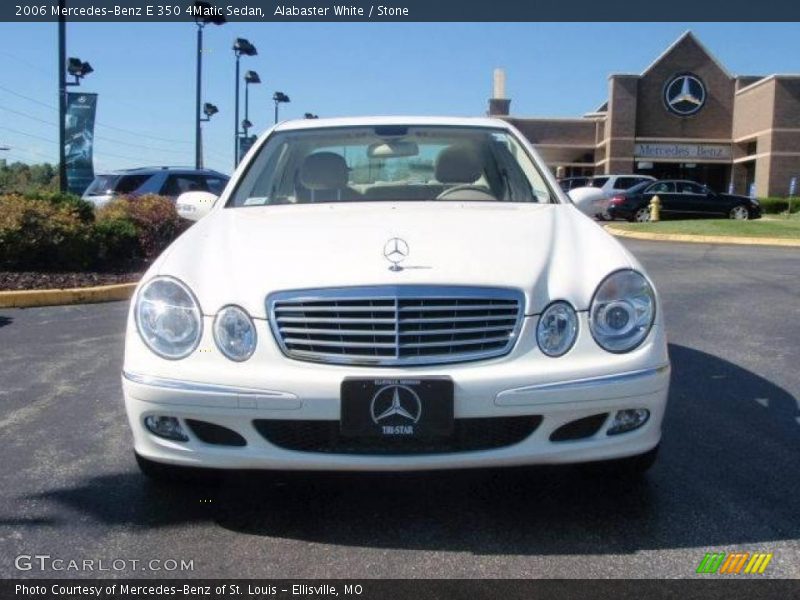 Alabaster White / Stone 2006 Mercedes-Benz E 350 4Matic Sedan