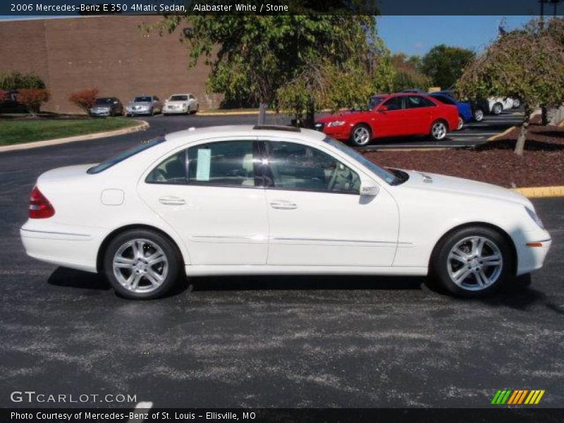 Alabaster White / Stone 2006 Mercedes-Benz E 350 4Matic Sedan
