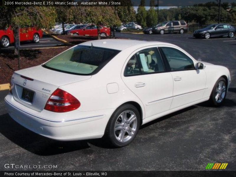 Alabaster White / Stone 2006 Mercedes-Benz E 350 4Matic Sedan
