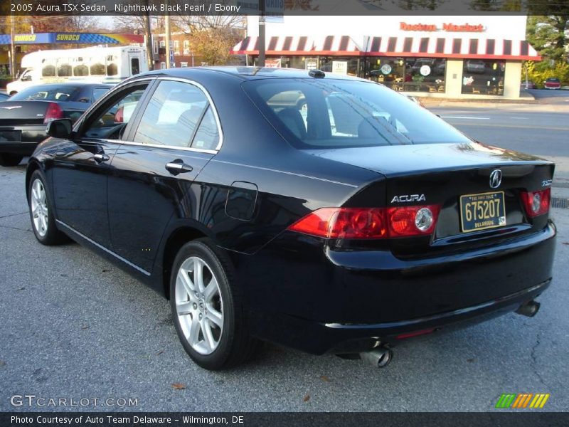 Nighthawk Black Pearl / Ebony 2005 Acura TSX Sedan