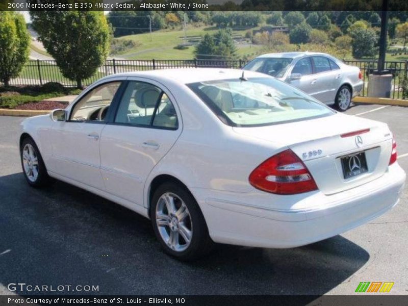 Alabaster White / Stone 2006 Mercedes-Benz E 350 4Matic Sedan