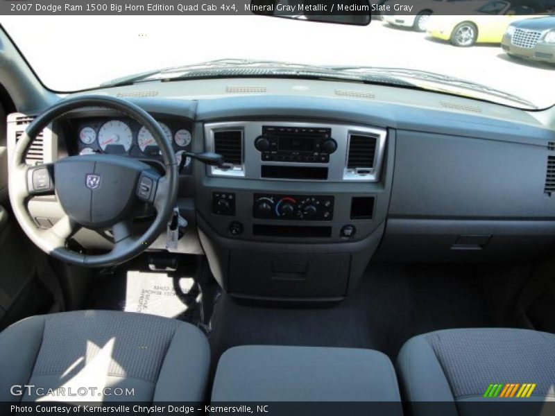 Mineral Gray Metallic / Medium Slate Gray 2007 Dodge Ram 1500 Big Horn Edition Quad Cab 4x4