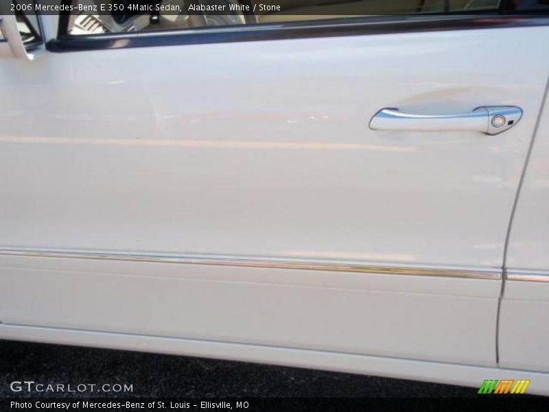 Alabaster White / Stone 2006 Mercedes-Benz E 350 4Matic Sedan