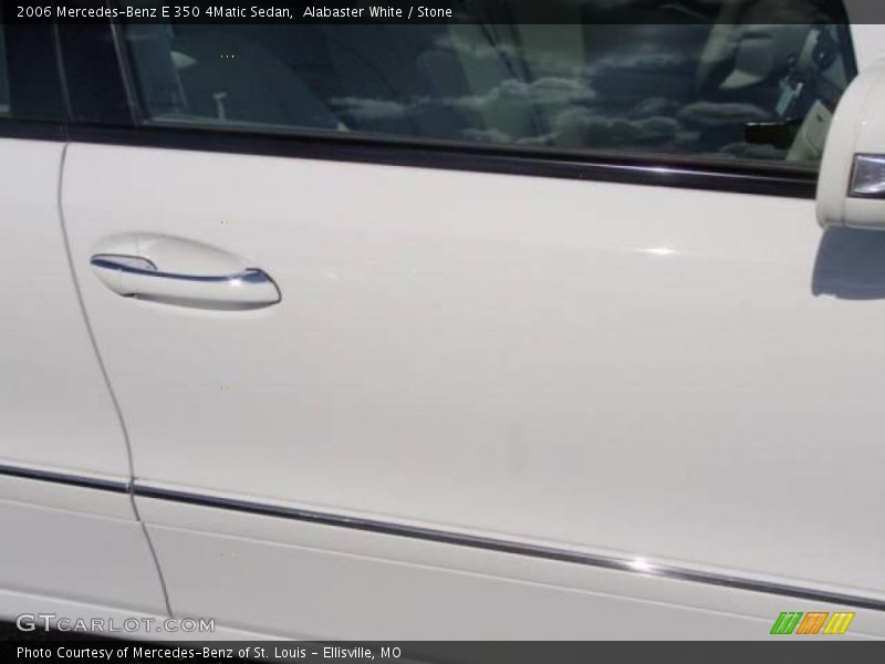 Alabaster White / Stone 2006 Mercedes-Benz E 350 4Matic Sedan