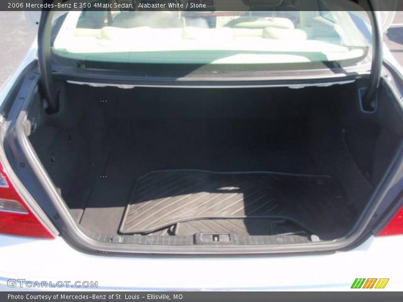 Alabaster White / Stone 2006 Mercedes-Benz E 350 4Matic Sedan