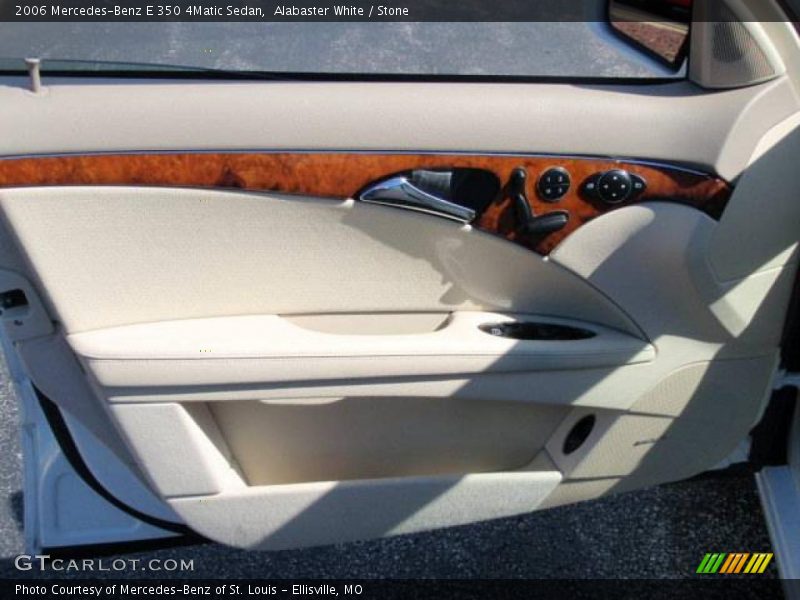 Alabaster White / Stone 2006 Mercedes-Benz E 350 4Matic Sedan