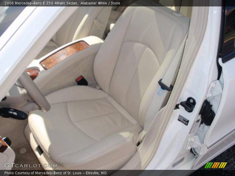 Alabaster White / Stone 2006 Mercedes-Benz E 350 4Matic Sedan