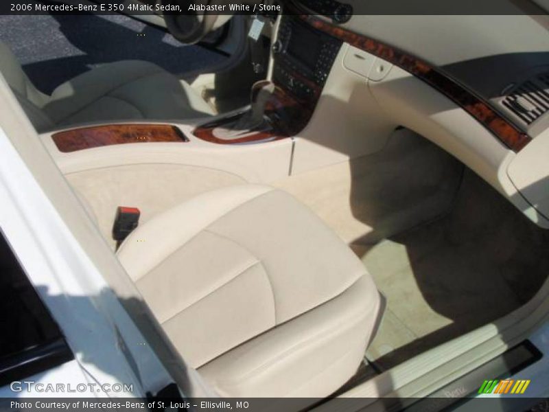 Alabaster White / Stone 2006 Mercedes-Benz E 350 4Matic Sedan