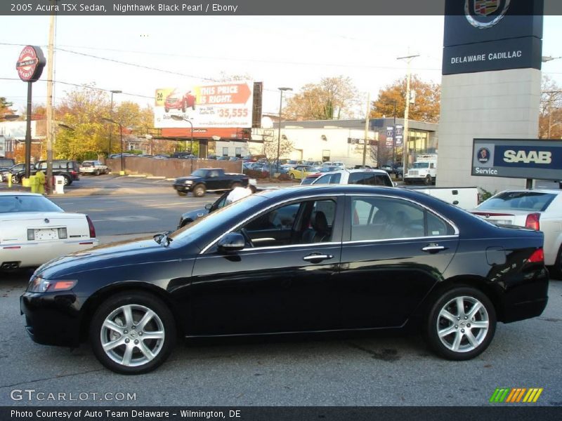 Nighthawk Black Pearl / Ebony 2005 Acura TSX Sedan
