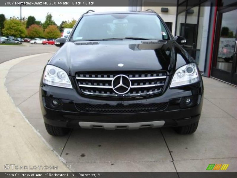 Black / Black 2007 Mercedes-Benz ML 350 4Matic