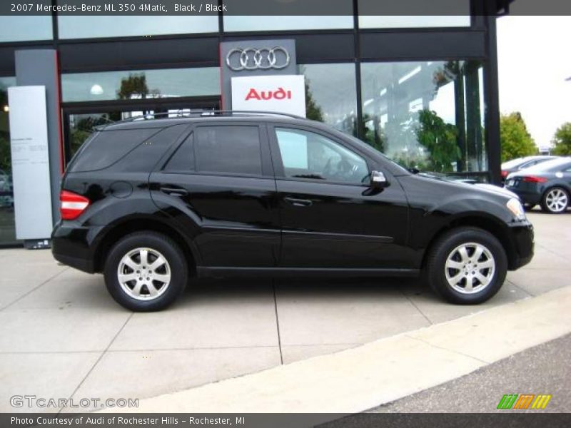 Black / Black 2007 Mercedes-Benz ML 350 4Matic