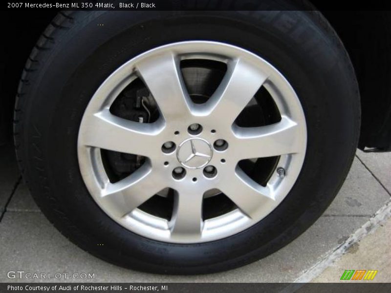 Black / Black 2007 Mercedes-Benz ML 350 4Matic