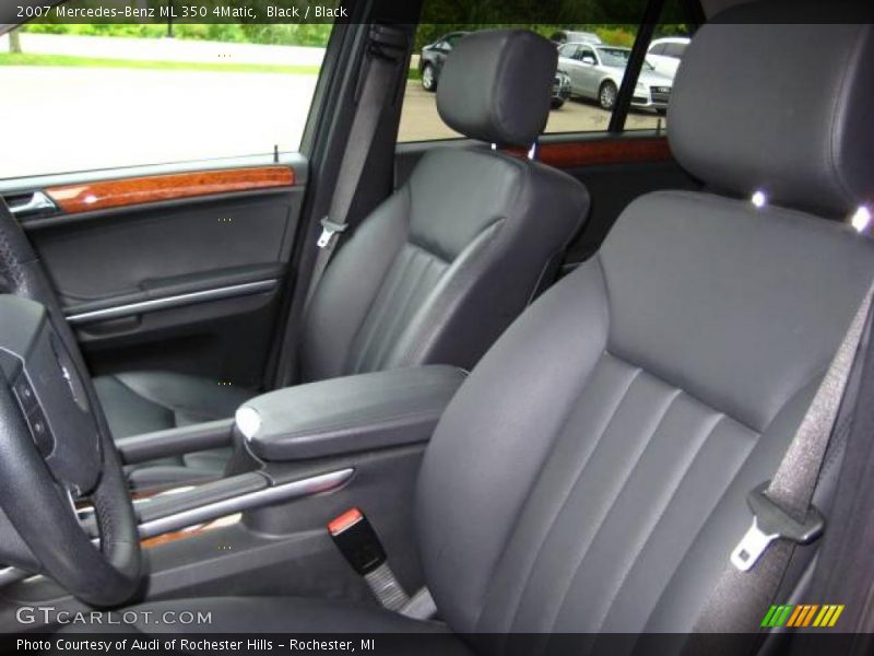 Black / Black 2007 Mercedes-Benz ML 350 4Matic