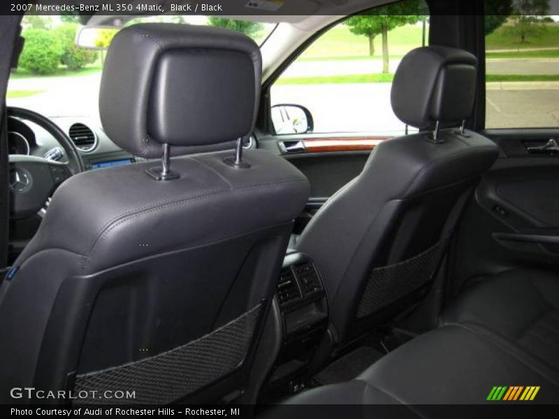 Black / Black 2007 Mercedes-Benz ML 350 4Matic