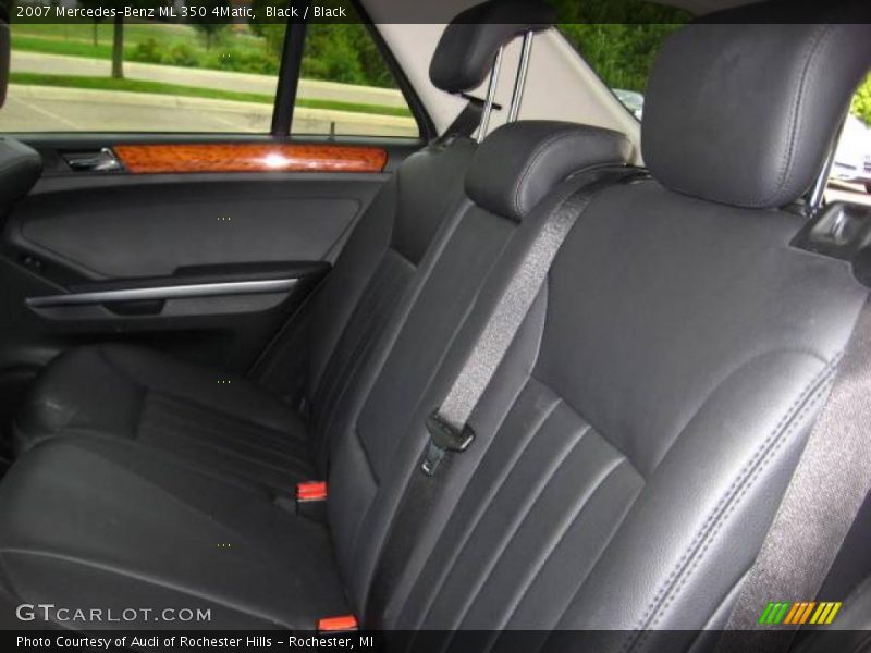 Black / Black 2007 Mercedes-Benz ML 350 4Matic