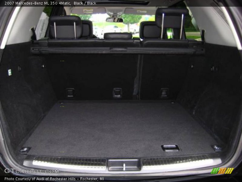 Black / Black 2007 Mercedes-Benz ML 350 4Matic