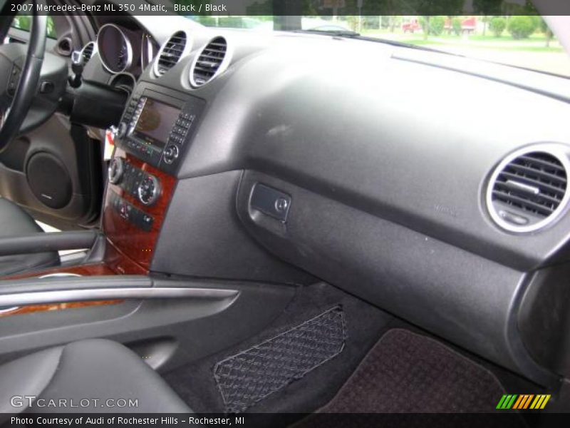 Black / Black 2007 Mercedes-Benz ML 350 4Matic