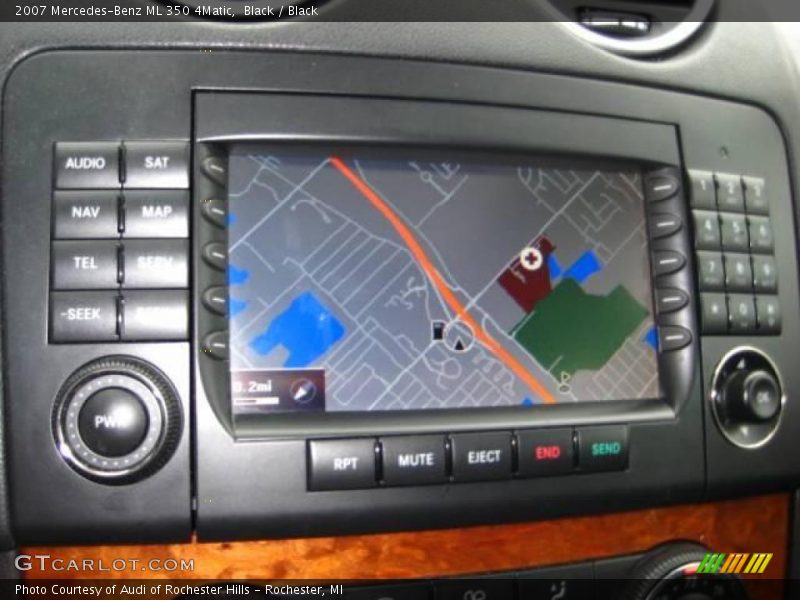 Black / Black 2007 Mercedes-Benz ML 350 4Matic