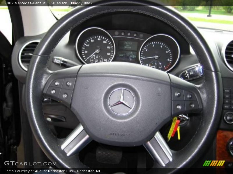 Black / Black 2007 Mercedes-Benz ML 350 4Matic