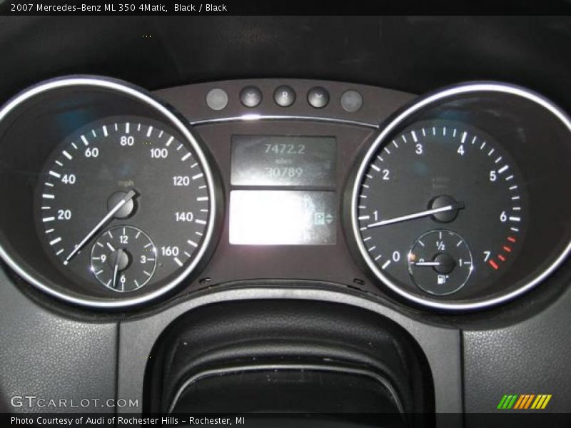 Black / Black 2007 Mercedes-Benz ML 350 4Matic